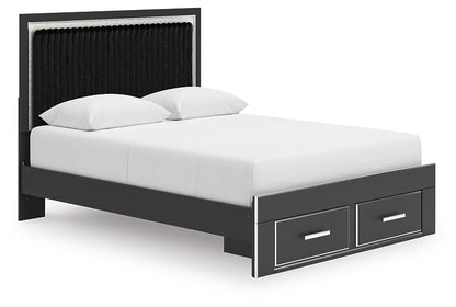 Zuraleus  Upholstered Panel Storage Bed