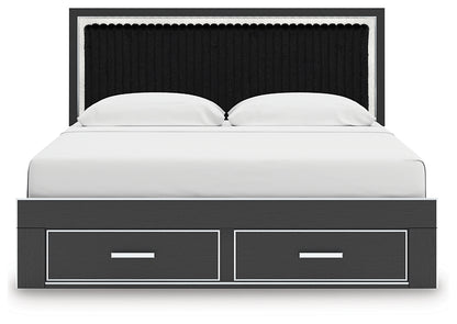 Zuraleus  Upholstered Panel Storage Bed