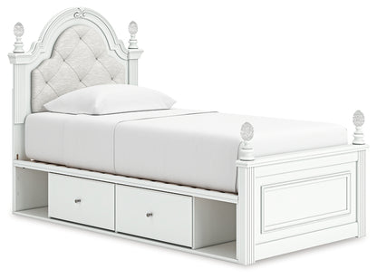 Kozlani  Upholstered Panel Storage Bed