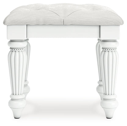 Kozlani Vanity Upholstered Stool