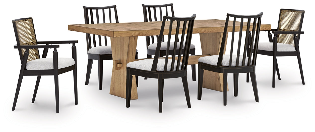 Galliden Dining Table and 6 Chairs