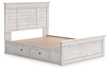 Makidern  Panel Storage Bed