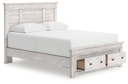 Makidern  Panel Storage Bed