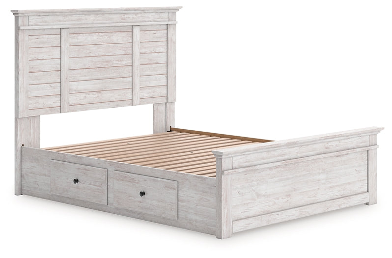 Makidern  Panel Storage Bed