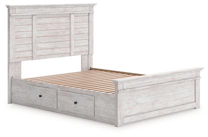 Makidern  Panel Storage Bed
