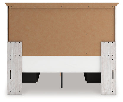 Makidern  Panel Storage Bed