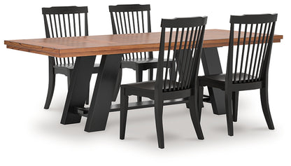 Greddinton Dining Table and 4 Chairs
