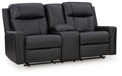 Mackmenville DBL Rec Loveseat w/Console