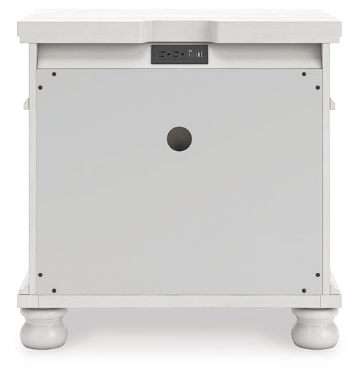 Rowlenstown  Poster Bed, Dresser, Mirror And Nightstand