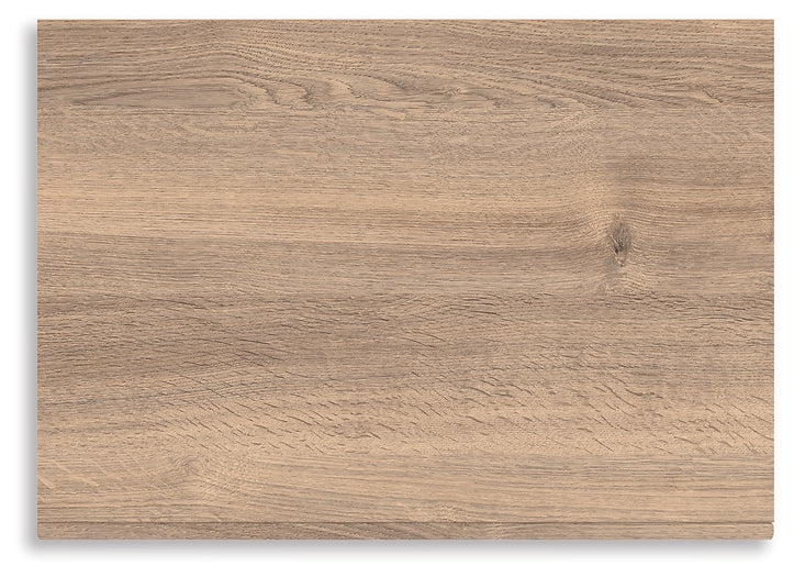 Kinlanni  Upholstered Panel Bed, Dresser, Mirror And Nightstand