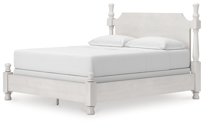 Rowlenstown California  Poster Bed, Dresser And Mirror