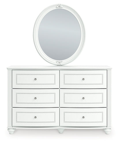 Kozlani  Upholstered Panel Storage Bed, Dresser, Mirror And Nightstand