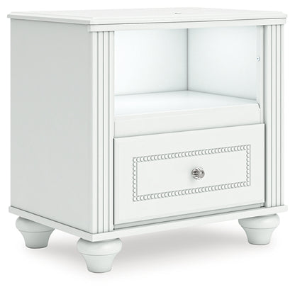Kozlani  Upholstered Panel Storage Bed, Dresser, Mirror And Nightstand
