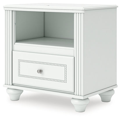 Kozlani  Upholstered Panel Storage Bed, Dresser, Mirror And Nightstand